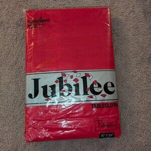 NEW Tobin Jubilee Stain Release Scotchguard Permanent Press Tablecloth 60"x104"